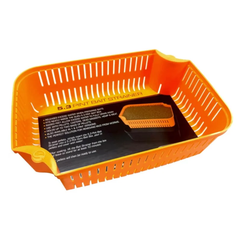 Wyjątkowa oferta Guru sitko do pelletu Bait Strainer – 5 PINT