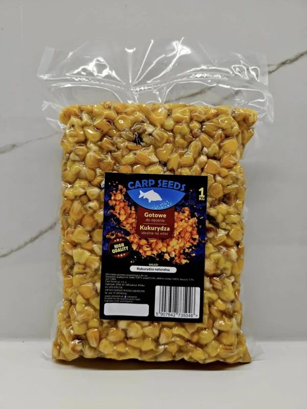 Premium Carp Seed Ziarno do Nęcenia Kukurydza Naturalna 1kg