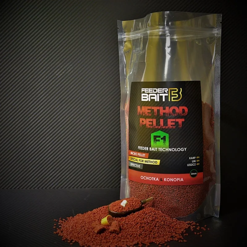 Ograniczona ilość Feeder Bait Micro Pellets F1 Ochotka Konopia 2mm 800g