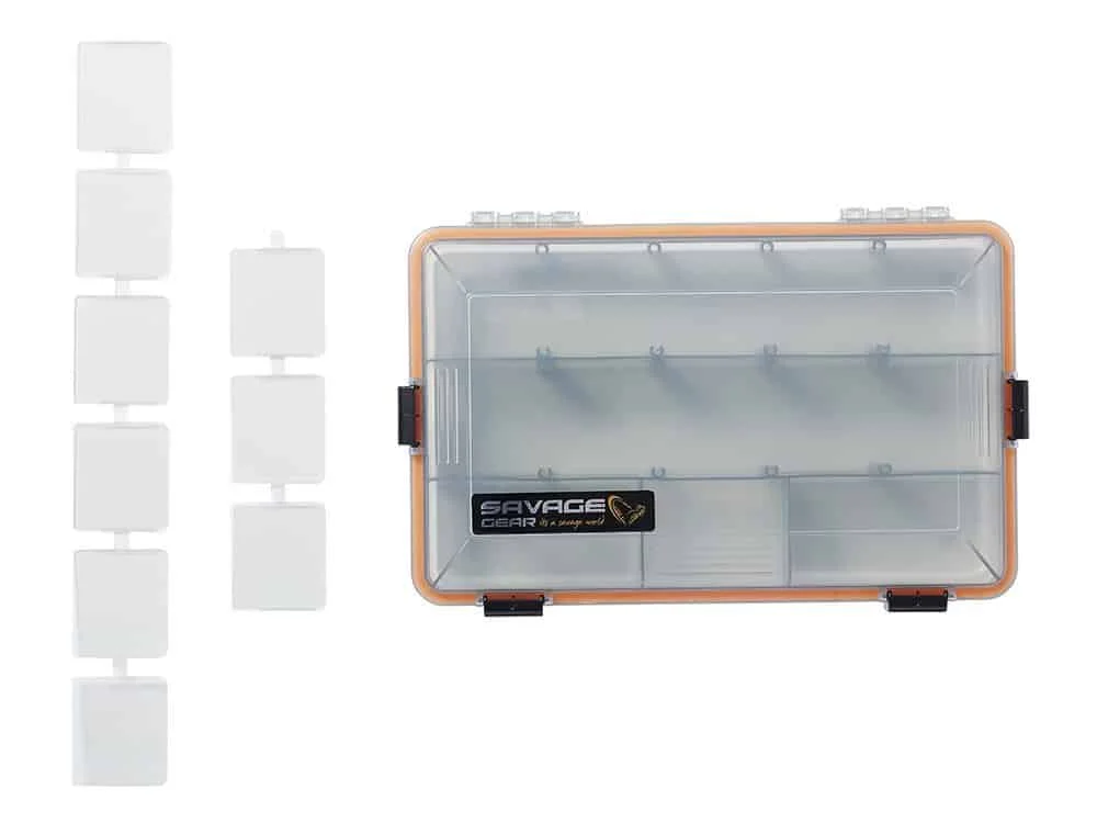 Savage Gear Pudełko Wodoodporne Na Przynęty Spinningowe Water Proof Lurebox Smoke 4B 74224 Rabat