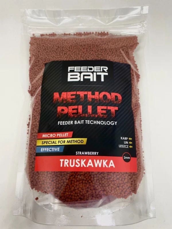 Feeder Bait Micro Pellet Truskawka 2mm 800g Bezpieczne zakupy