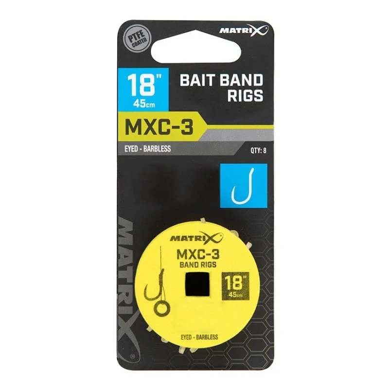 Matrix Przypony MXC-3 Bait Band Rig 18” / 45cm – roz. 12 Tylko do końca tygodnia