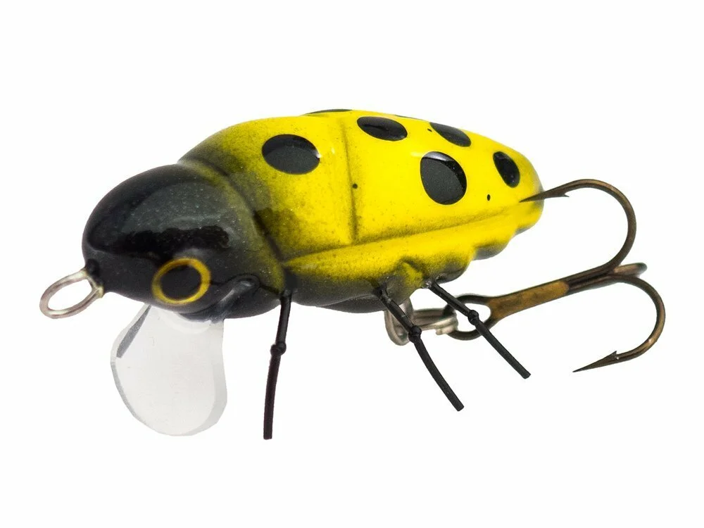 Microbait Wobler Smużak Great Beetle Colorado 3,2cm Lady Yellow Darmowy zwrot