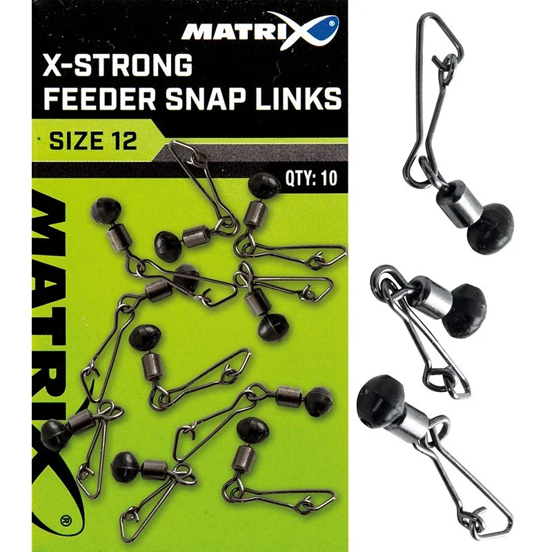 Łącznik Matrix X-Strong Feeder Bead Snap Links – 10 Bezpieczna płatność