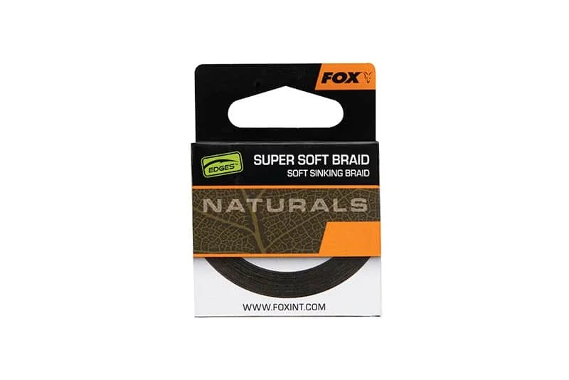 Fox Naturals Soft Braid hooklength 20m 35lb Wysoka jakość