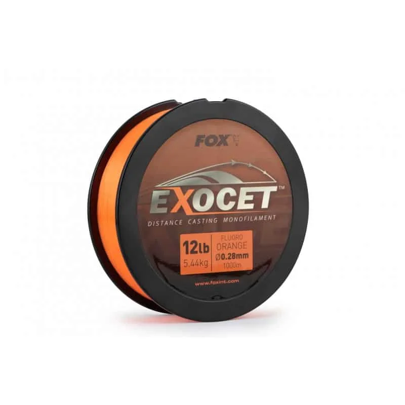 Fox Exocet Fluoro Orange Mono 18lb 0,35mm Premium