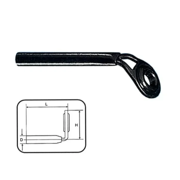 Przelotka szczytowa Feeder ALU-OXYD #5 średnica 1,8mm Rabat