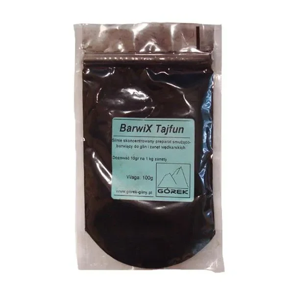 Barwnik do zanęty, gliny "Barwix Tajfun" czarny Górek 0.10kg Darmowa dostawa