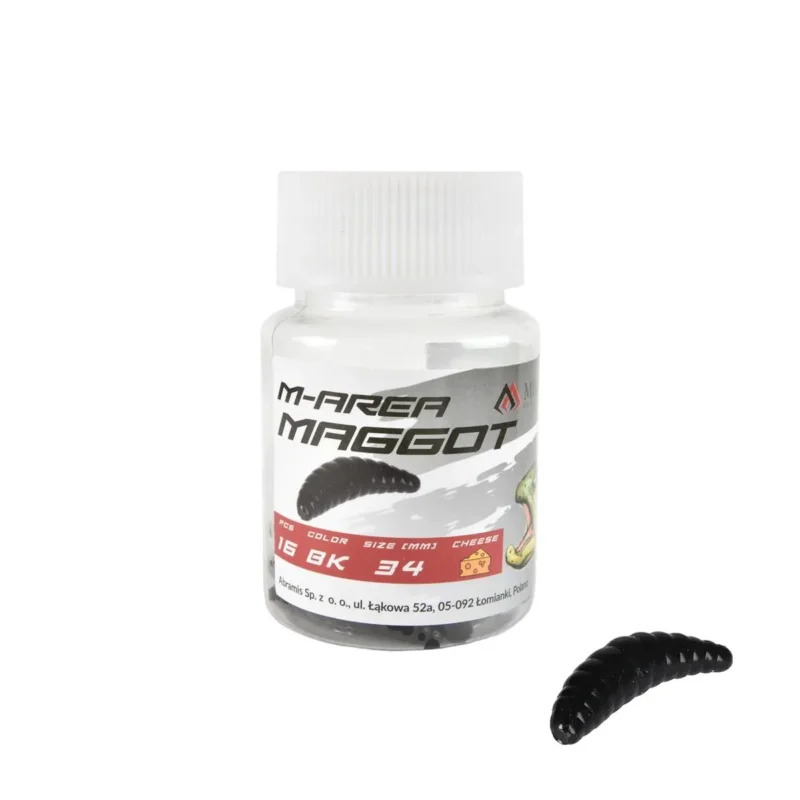Oferta czasowa Przynęta M-Area Maggot black Mikado 34mm
