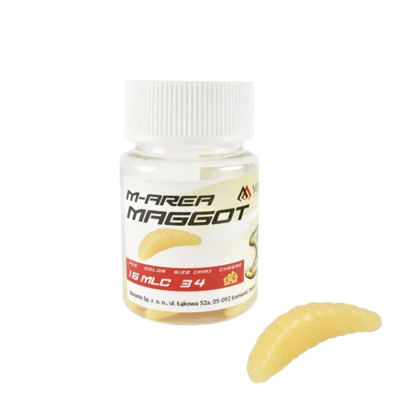 Przynęta M-Area Maggot milky cheese Mikado 34mm Oferta
