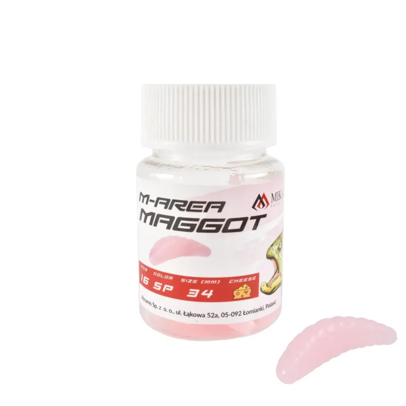 Przynęta M-Area Maggot salmon pink Mikado 34mm Oferta