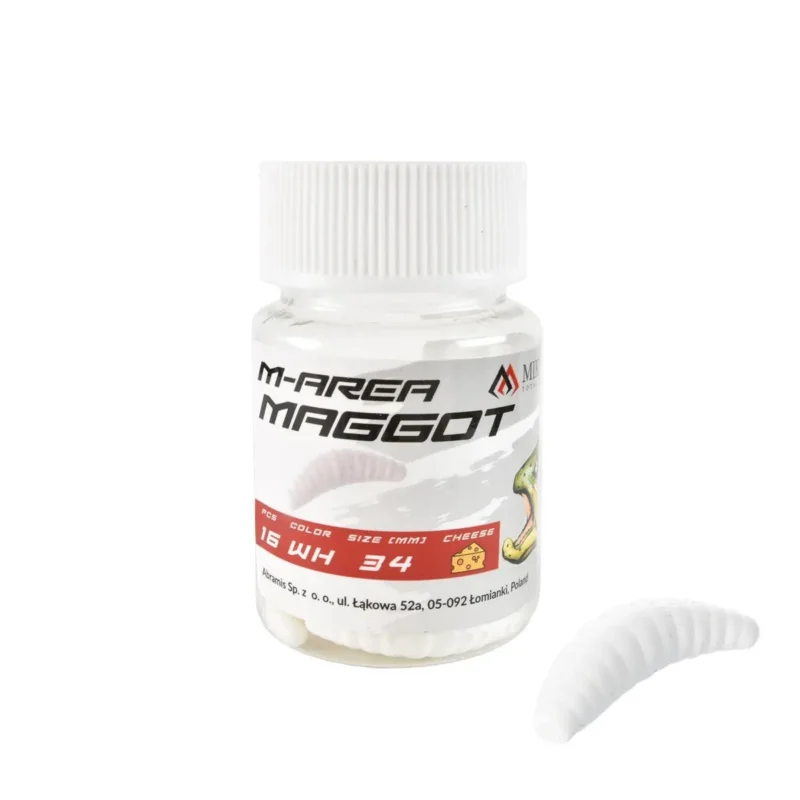 Przynęta M-Area Maggot white Mikado 34mm Ekspresowa dostawa