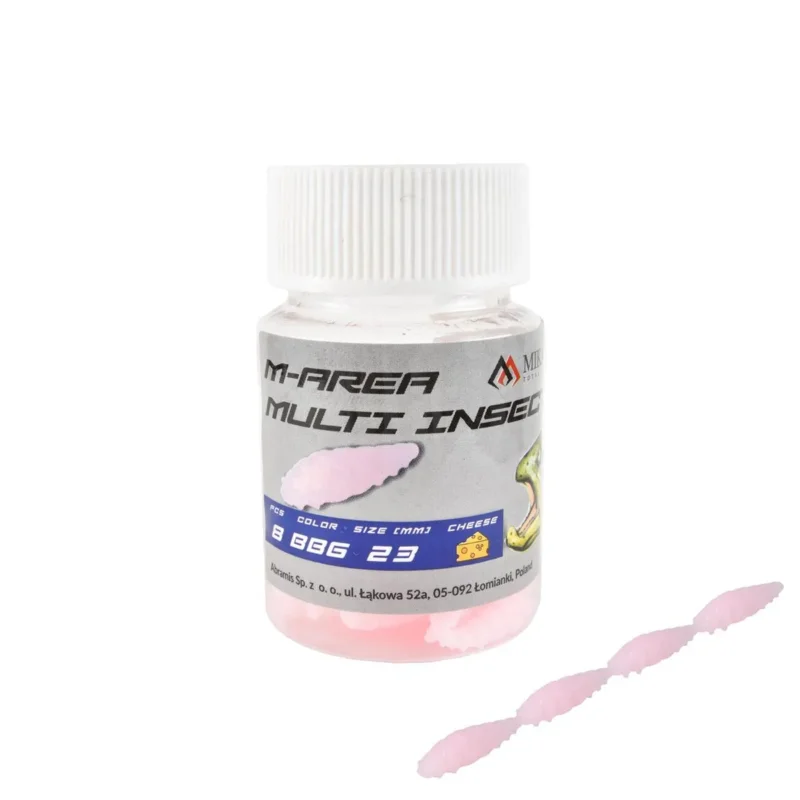 Rabat Przynęta M-Area Multi Insect bubblegum Mikado 4x23mm