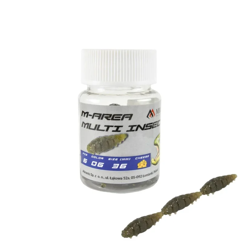 Łatwy zwrot Przynęta M-Area Multi Insect olive green Mikado 3x36mm