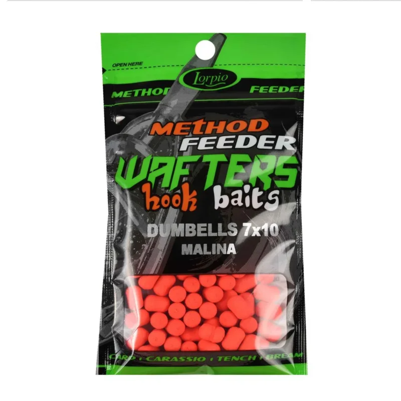 Dumbells wafters 7x10mm malina Lorpio 20g Ostatnia szansa