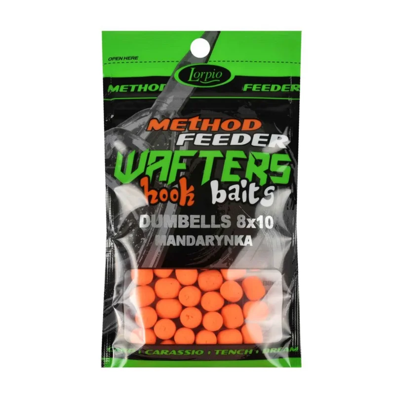 Zniżka Dumbells wafters 8x10mm mandarynka Lorpio 20g