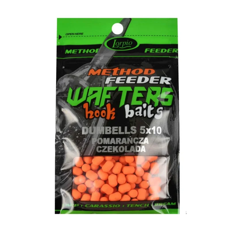 Bestseller Dumbells wafters 5x10mm pomarańcza, czekolada Lorpio 20g
