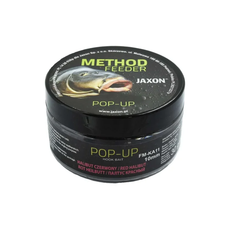 Wyprzedaż Kulki Pop-Up Method Feeder 10mm halibut czerwony Jaxon 30g