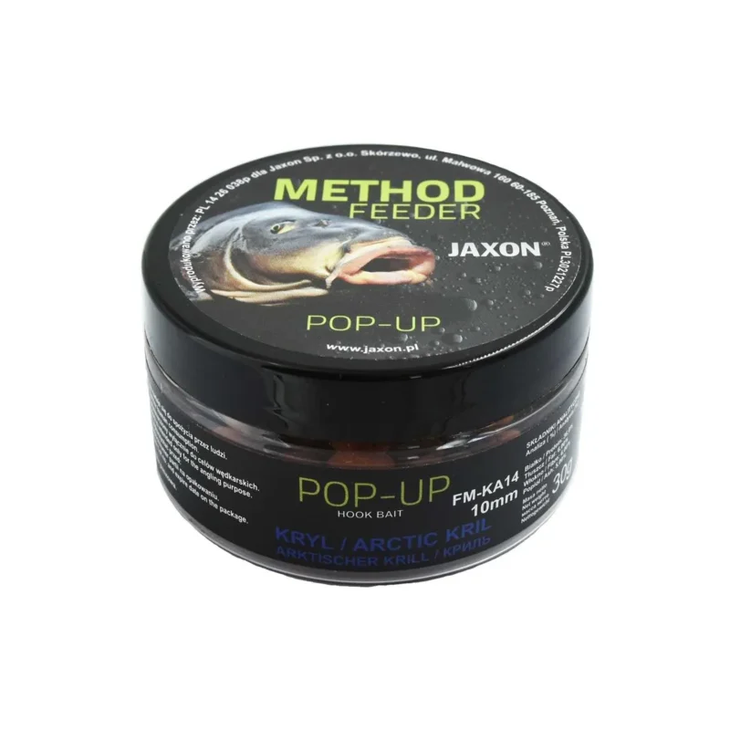 Do wyczerpania zapasów Kulki Pop-Up Method Feeder 10mm kryl Jaxon 30g