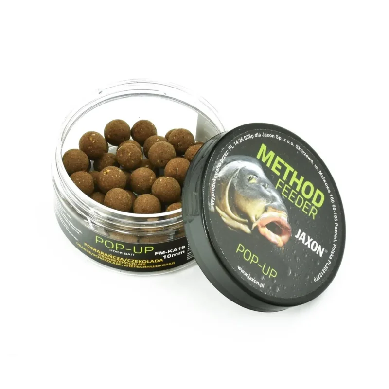 Kulki Pop-Up Method Feeder 10mm pomarańcza, czekolada Jaxon 30g Darmowa dostawa