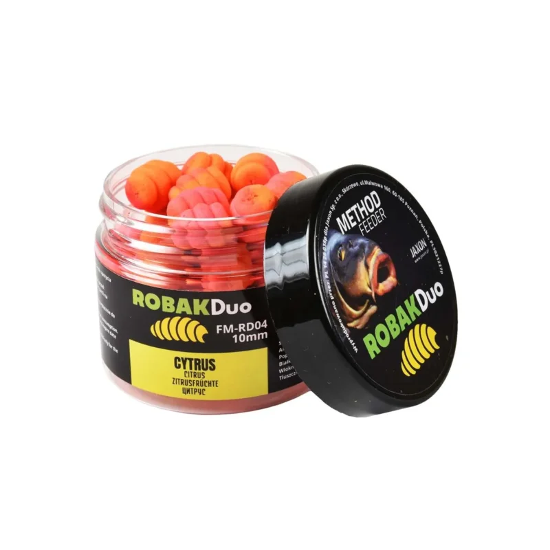 Wafters Robak Duo Method Feeder 10mm cytrus Jaxon 25g Ograniczona ilość
