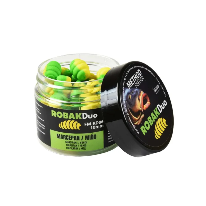 Bestseller Wafters Robak Duo Method Feeder 10mm marcepan, miód Jaxon 25g