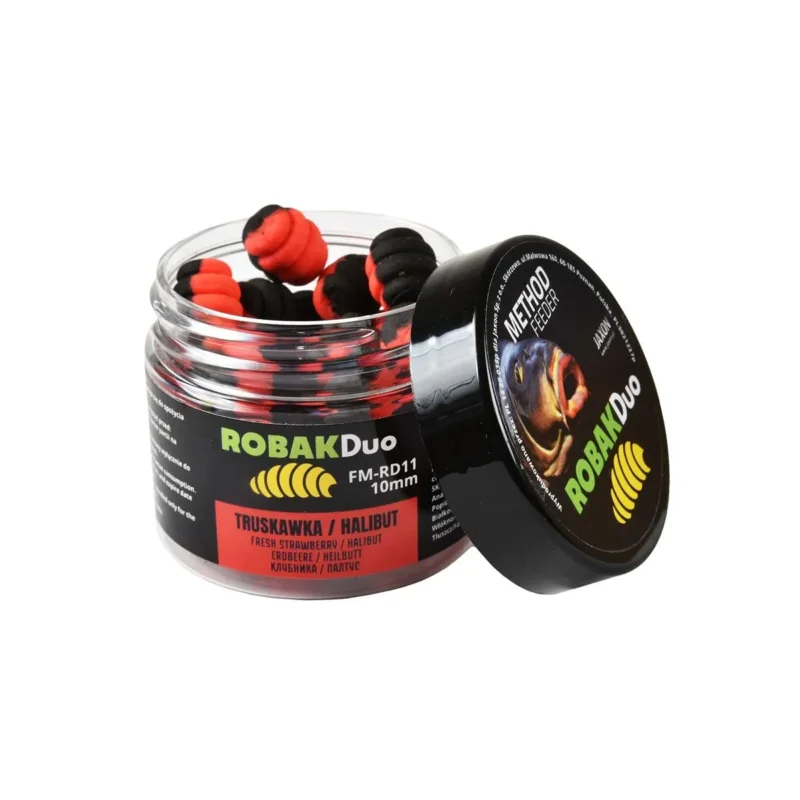 Okazja Wafters Robak Duo Method Feeder 10mm truskawka, halibut Jaxon 25g