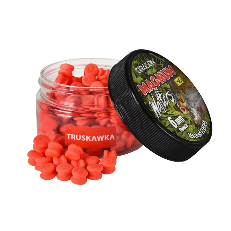 Tani Przynęta Magnum H6 Wafters truskawka 6mm Dragon 60ml