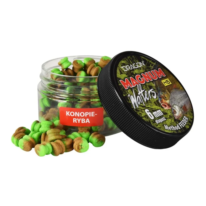 Wybór klientów Przynęta Magnum H6 Wafters konopie, ryba 6mm Dragon 60ml
