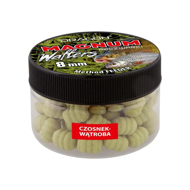 Poczwarki Magnum Wafters czosnek, wątroba 8mm Dragon 60ml Nowy