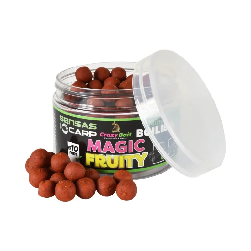 Kulki mini Crazy Bait Fruity 10mm Sensas 80g Łatwy zwrot
