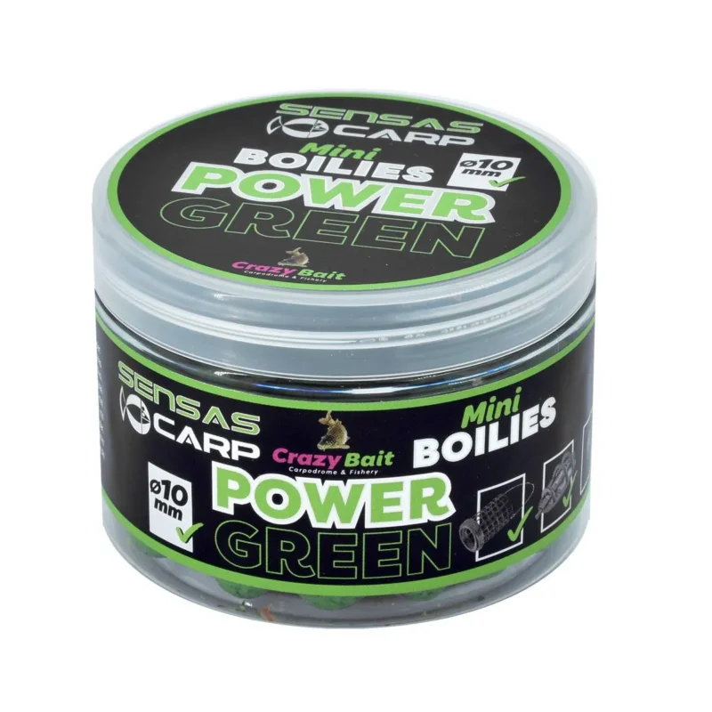Zamów dziś Kulki mini Crazy Bait Power Green Sensas 80g