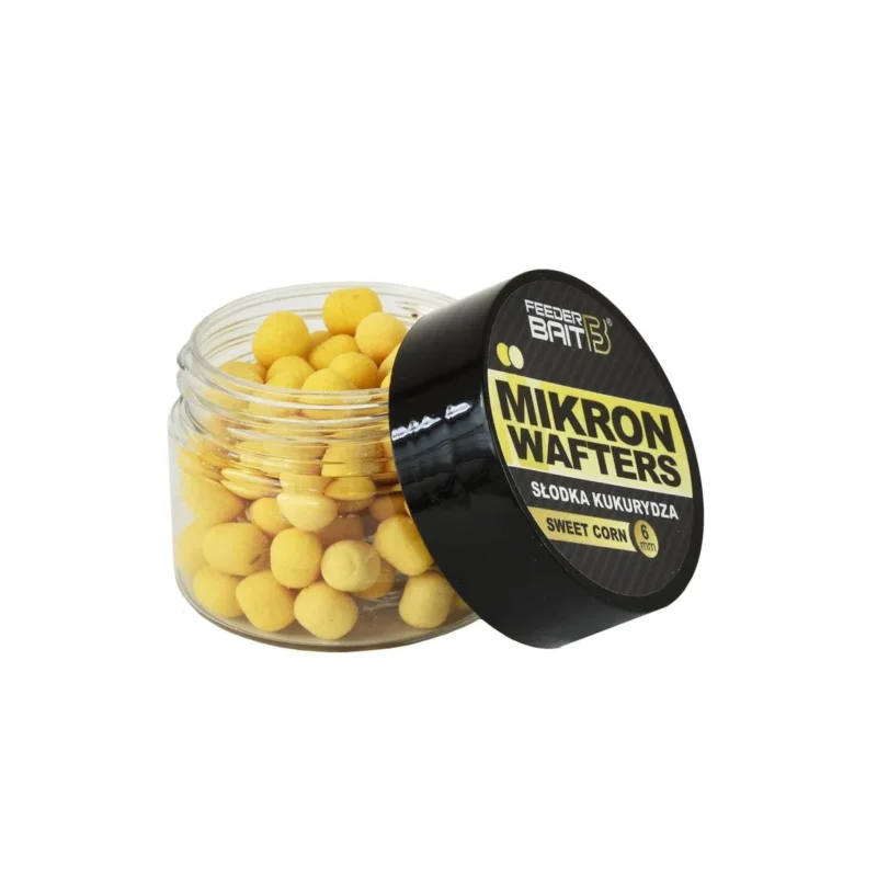 Hit sprzedaży Mikron Wafters Sweet Corn 6mm Feeder Bait 25ml