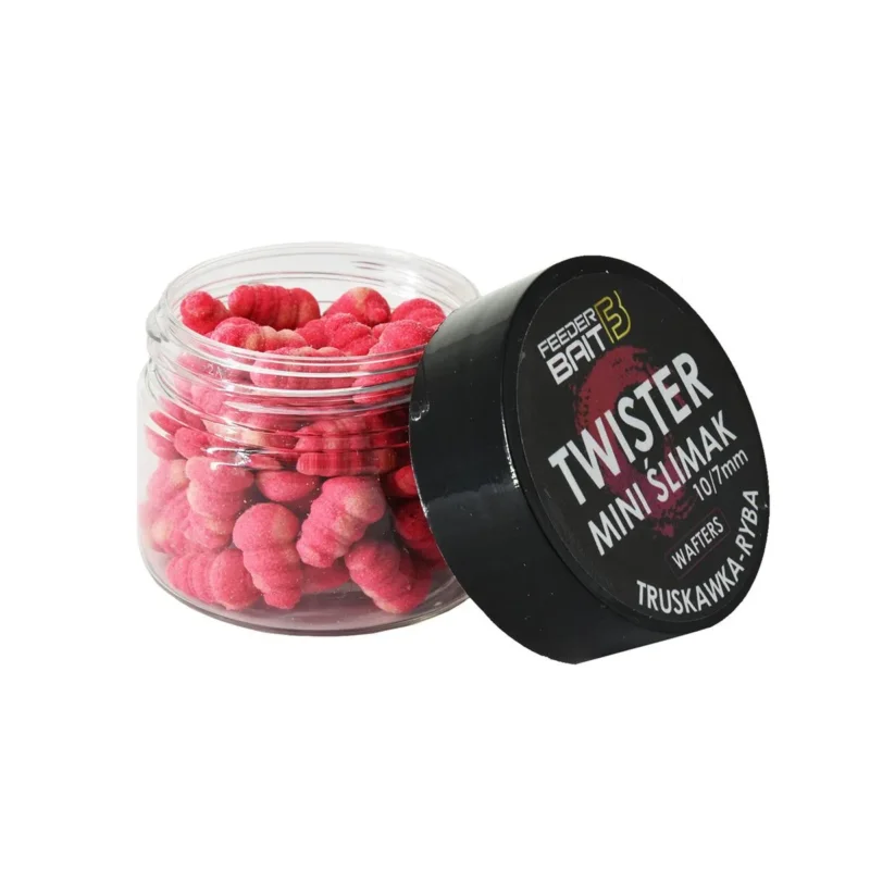 Dostępne od ręki Mini Ślimak Truskawka & Ryba 10/7mm Feeder Bait 25ml