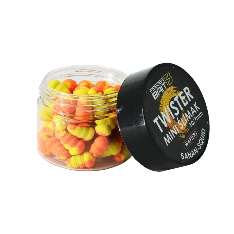 Niska cena Mini Ślimak Banan & Squid 10/7mm Feeder Bait 25ml