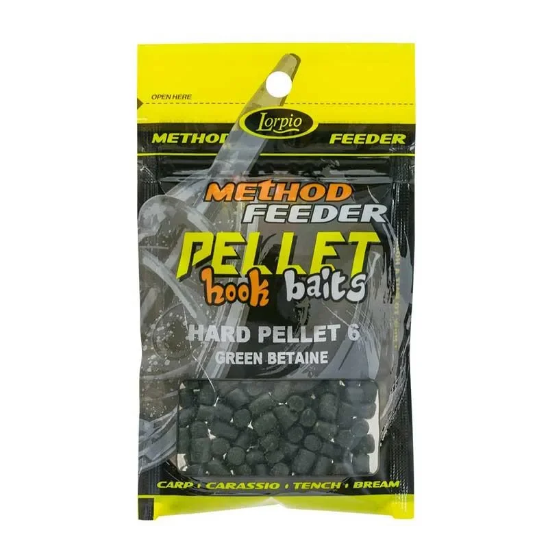 Rabat Pellet haczykowy hard pellet 6mm Green Betaine Lorpio 25g