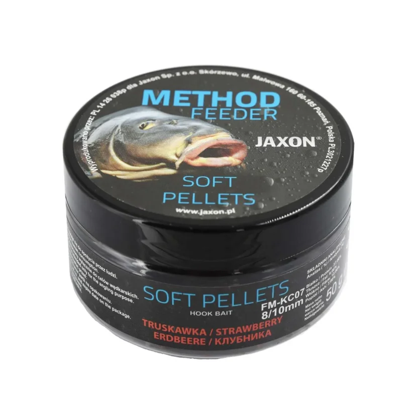 Pellet haczykowy Soft Method Feeder truskawka 8/10mm Jaxon 50g Oferta