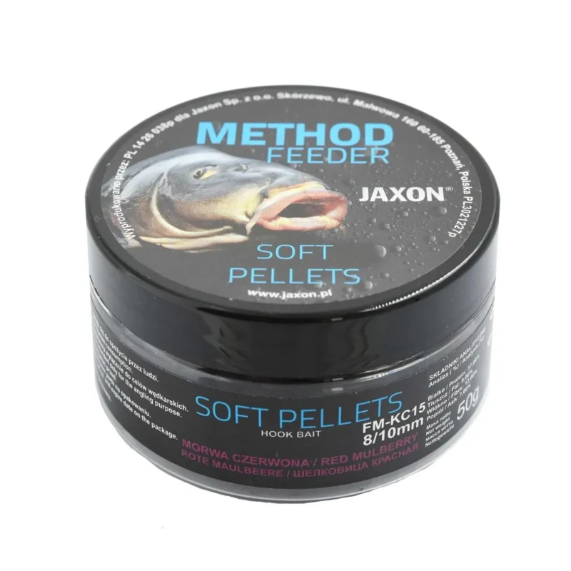 Tylko dziś Pellet haczykowy Soft Method Feeder morwa czerwona 8/10mm 50g