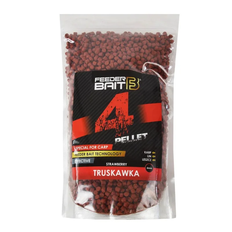 Wyjątkowa oferta Pellet zanętowy Prestige Truskawka 4mm Feeder Bait 800g