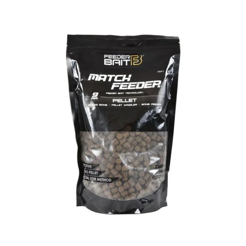 Bezpieczne zakupy Pellet zanętowy, haczykowy Match 9mm Feeder Bait 800g