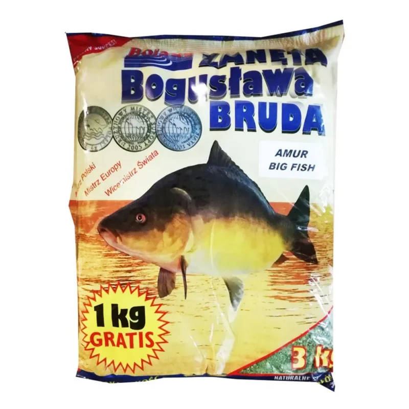 Ostatnia szansa Zanęta wędkarska popularna amur big fish zielona Boland 3lg