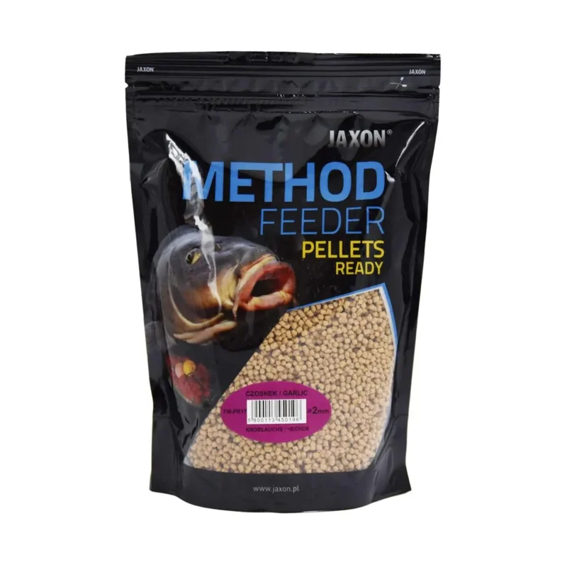 Pellet zanętowy Ready 2mm czosnek Jaxon 500g Wysoka jakość