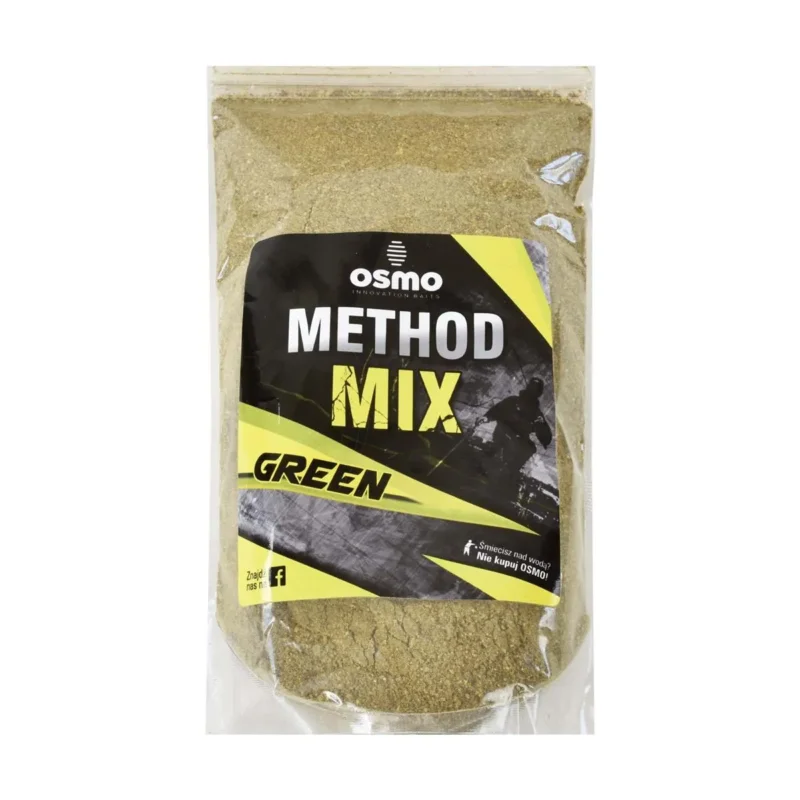 Hit cenowy Zanęta wędkarska Method Feeder Mix Green Osmo 800g