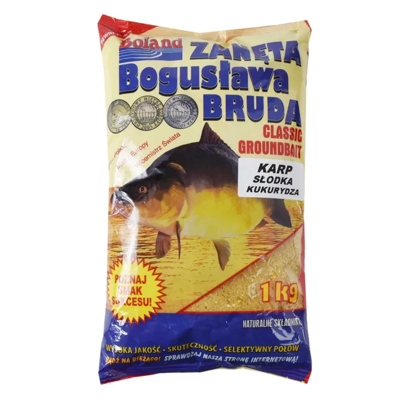 Zanęta wędkarska popularna karp słodka kukurydza Boland 1kg Kup online