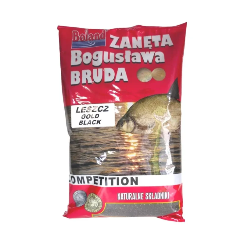 Zanęta wędkarska zawodnicza leszcz gold black 1kg Bezpieczne zakupy