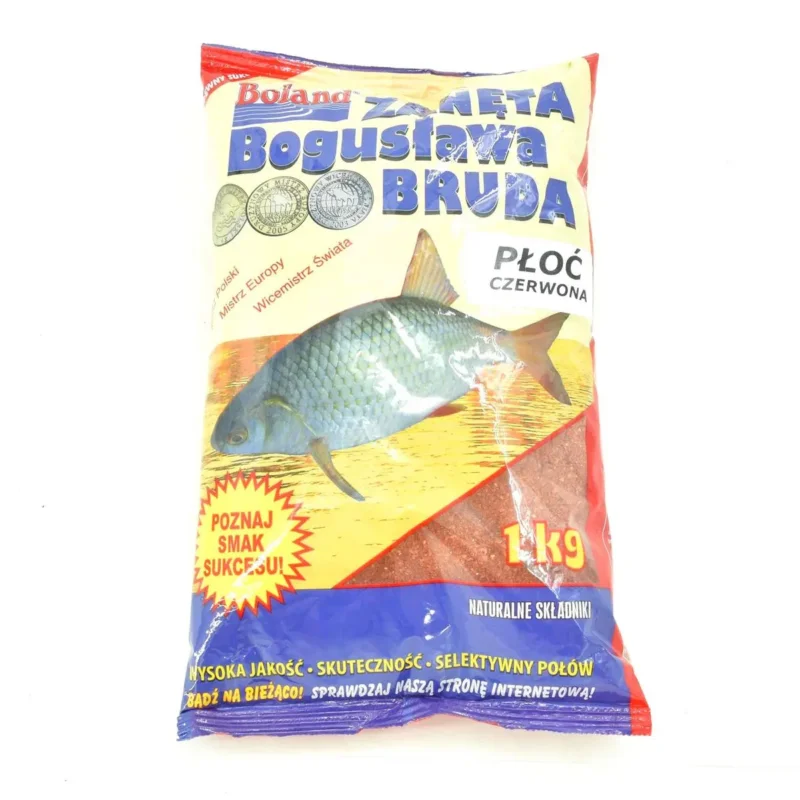 Obniżka ceny Zanęta wędkarska popularna płoć czerwona Boland 1kg