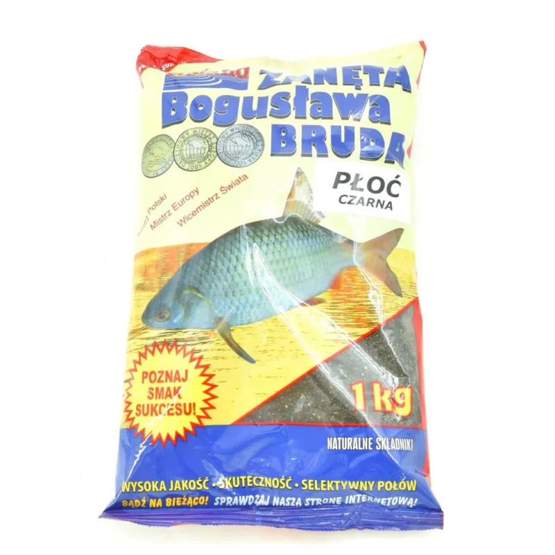 Zanęta wędkarska popularna płoć czarna Boland 1kg Hit cenowy