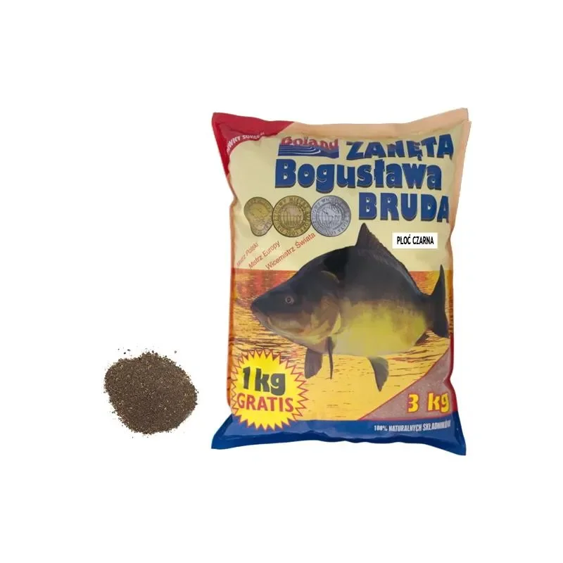 Szybka dostawa Zanęta wędkarska popularna płoć czarna Boland 3kg