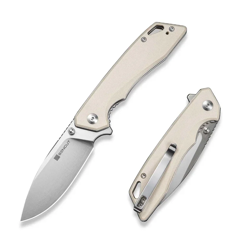 Nóż składany Sencut Stratex Ivory G10, Satin 9Cr18MoV (S25055-2) Ostatnie sztuki