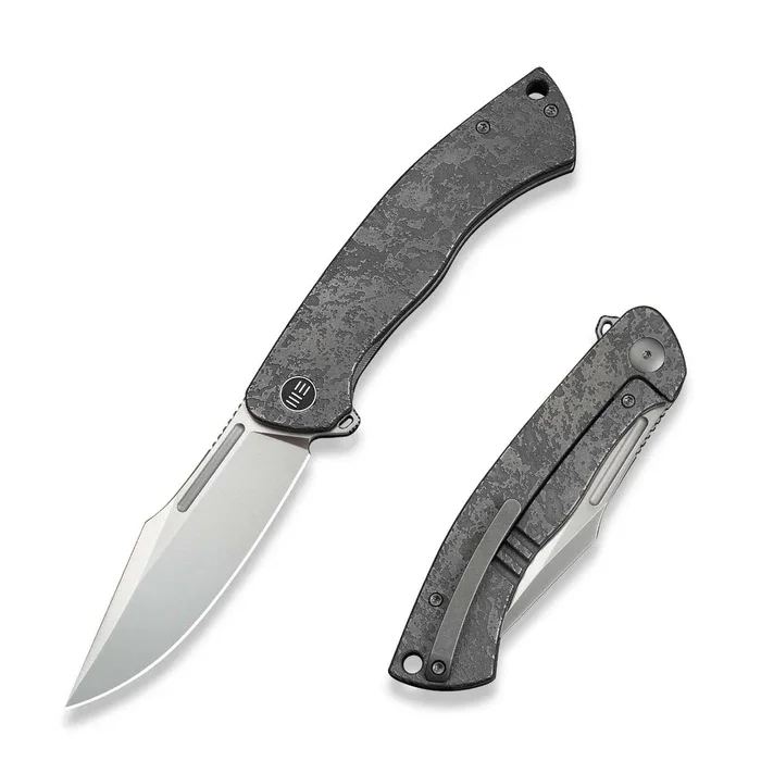 Dodaj do koszyka WeKnife Essential Knight Etched Gray Titanium, Satin M390 by Jason Knight (WE24003-3)